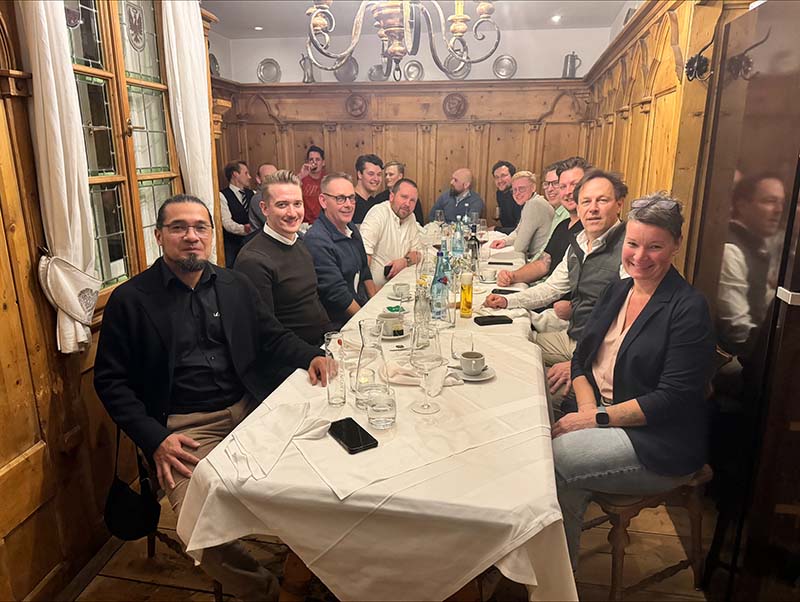 Enjoying the company - SASE Ski Summit 2024 SASE Ski Summit, Tirol Austria, 2024