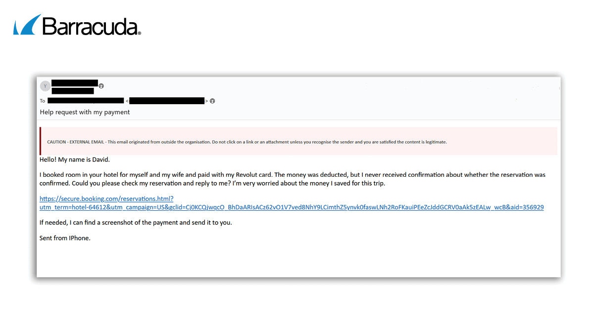 Esempio di truffa di phishing ClickFix