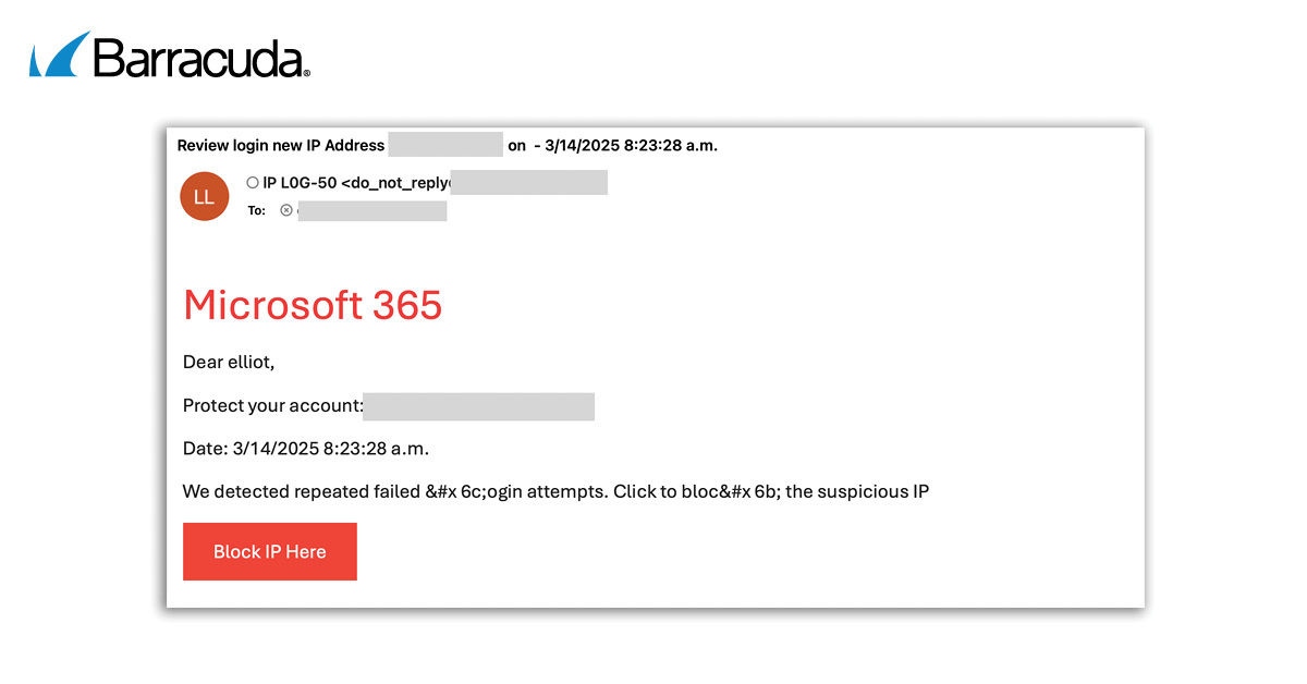 Falso avviso di sicurezza di Microsoft 365