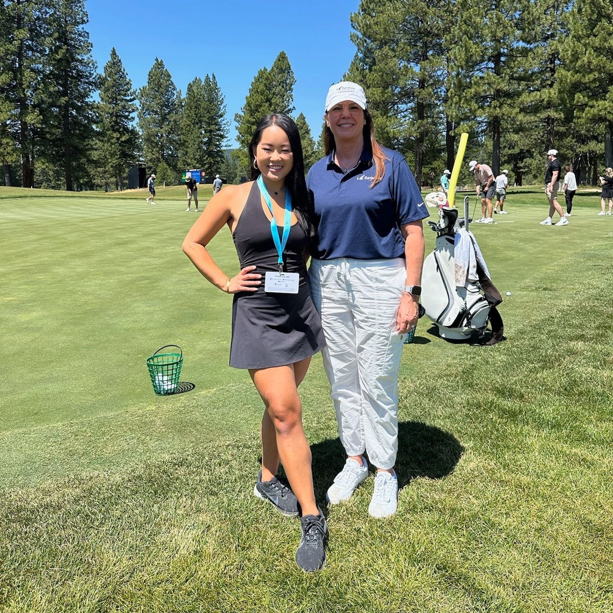 At this year’s Barracuda Championship, Barracuda CIO Siroui Mushegian connected with Girls Who Code alumna and advocate Morgan Young.