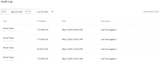 Barracuda Entra ID Backup Premium – Registro di controllo
