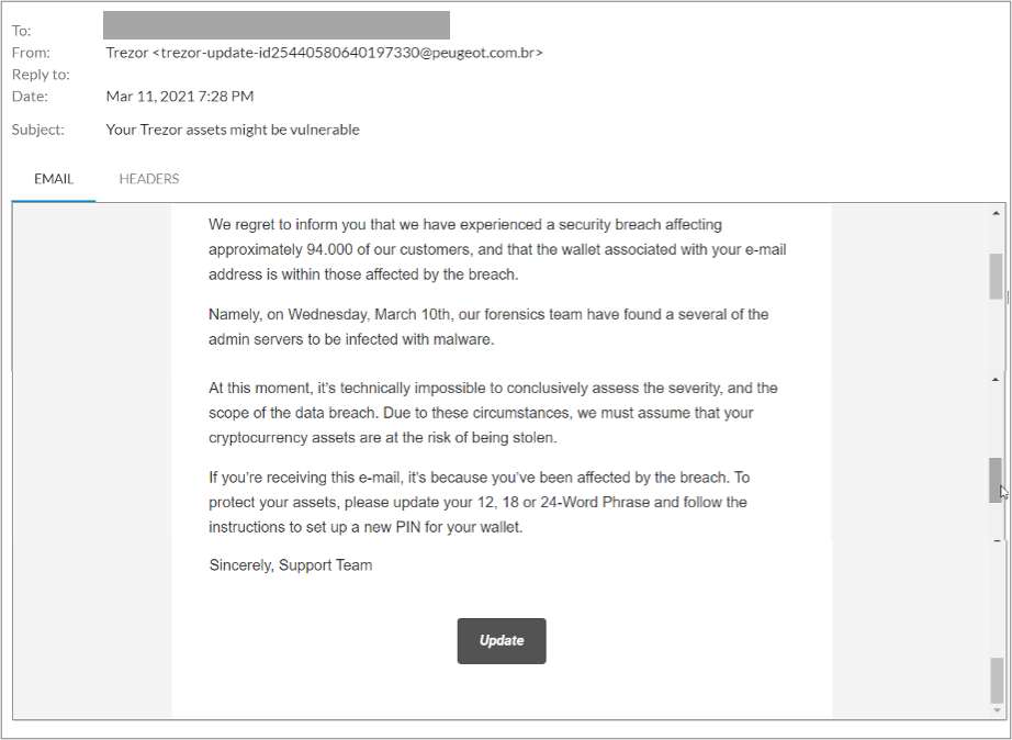 cryptocurrency phishing